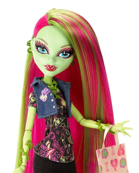 monster high doll green hair|monster high doll identification.